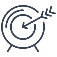 Icono estudio del objetivo
